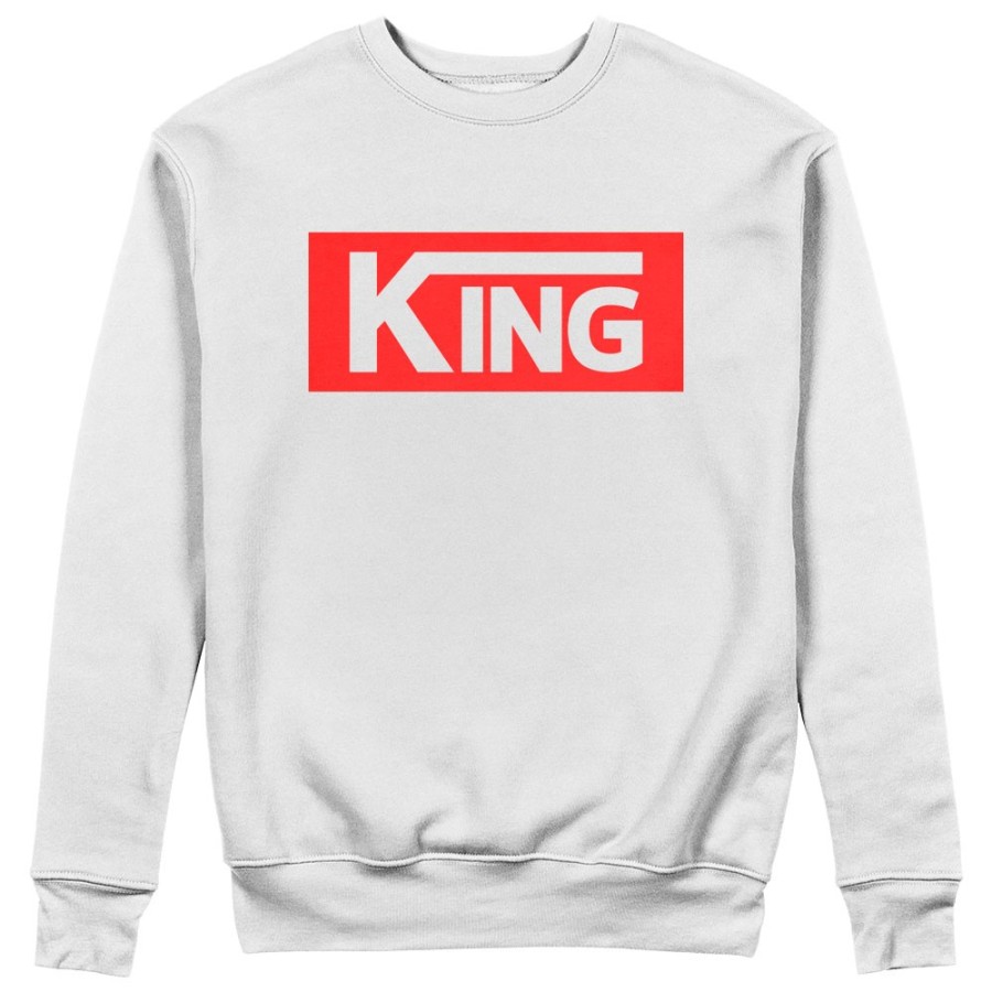 Felpa uomo personalizzabile con nome v king Love