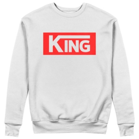 Felpa uomo personalizzabile con nome v king Love