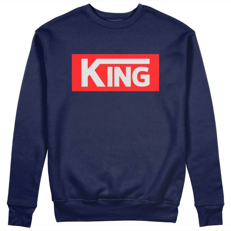Felpa uomo personalizzabile con nome v king Love