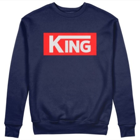 Felpa uomo personalizzabile con nome v king Love