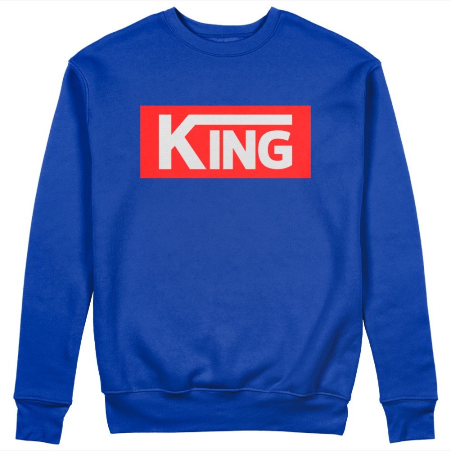 Felpa uomo personalizzabile con nome v king Love