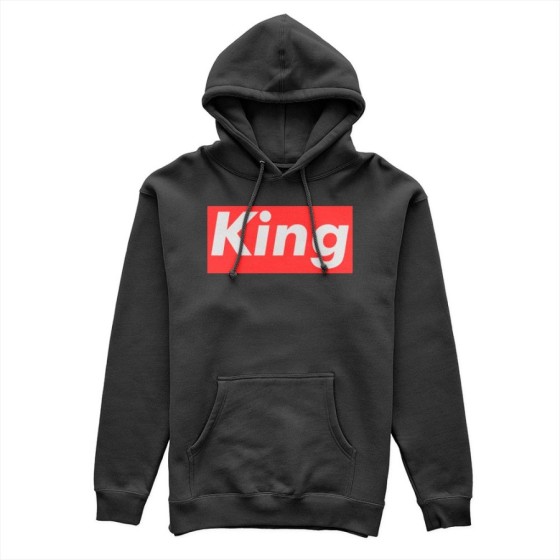 Felpa uomo personalizzabile con nome king supreme love Love