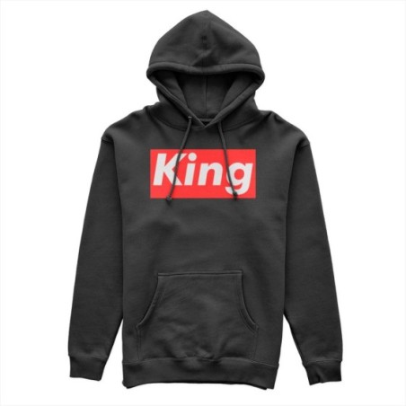 Felpa uomo personalizzabile con nome king supreme love