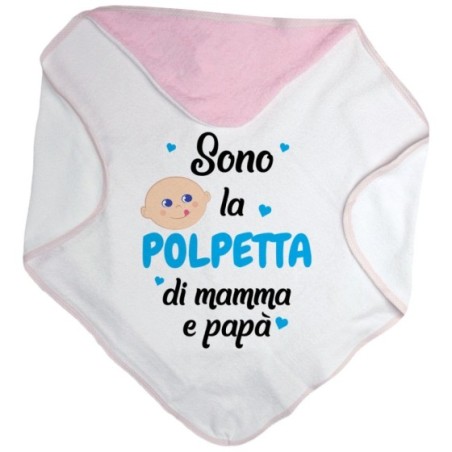 Accappatoio neonato sono la polpetta di papà Per la famiglia