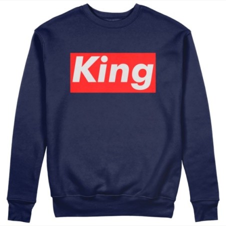Felpa uomo personalizzabile con nome king supreme love Love