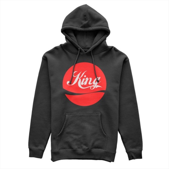 Felpa uomo personalizzabile con nome king cola Love