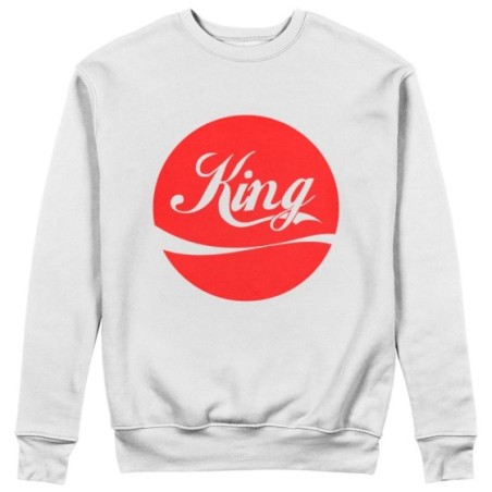 Felpa uomo personalizzabile con nome king cola Love