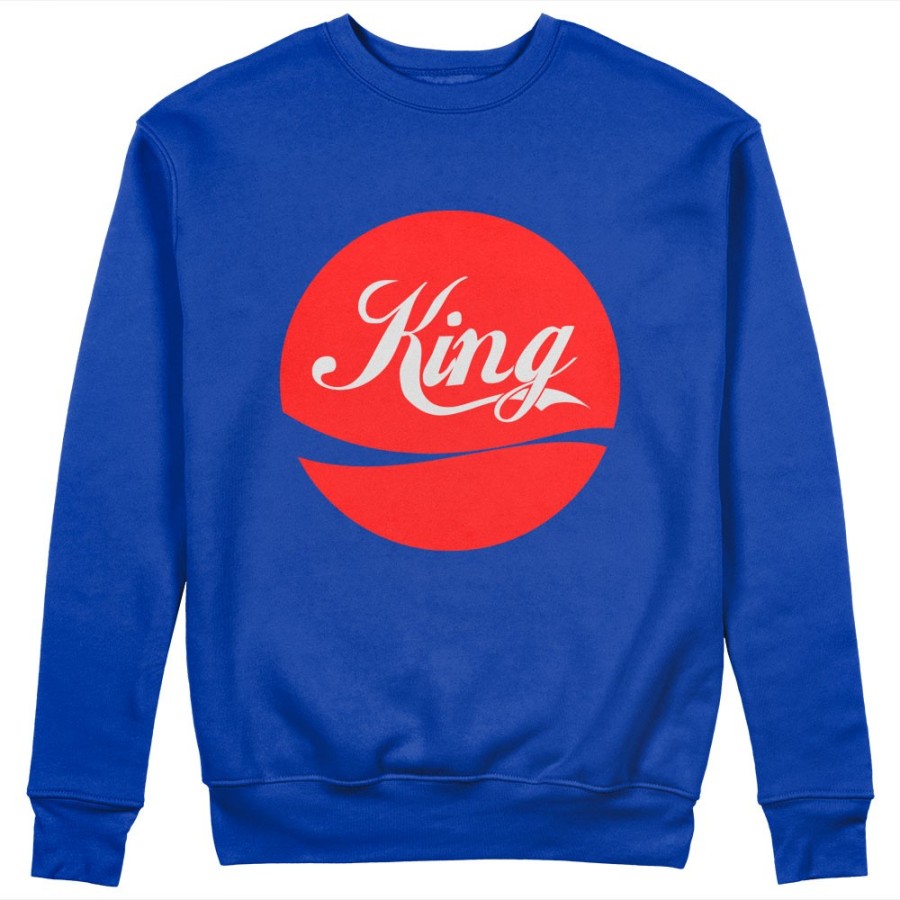 Felpa uomo personalizzabile con nome king cola Love