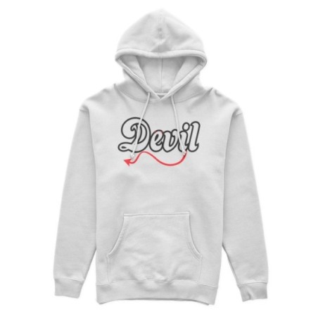 Felpa uomo personalizzabile con nome devil