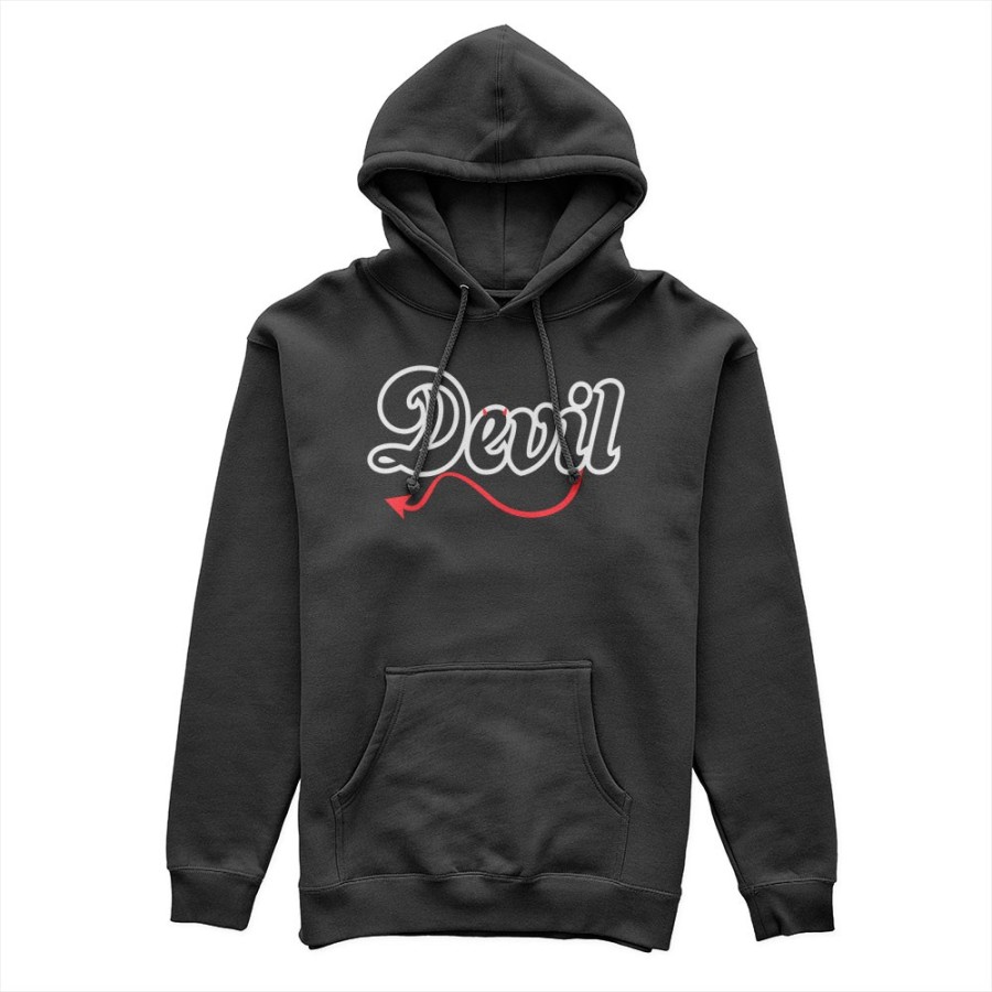 Felpa uomo personalizzabile con nome devil Love