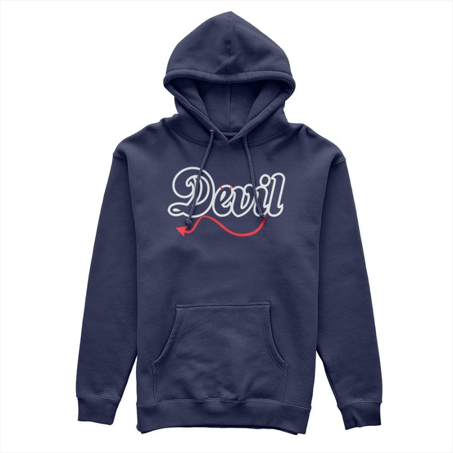 Felpa uomo personalizzabile con nome devil Love