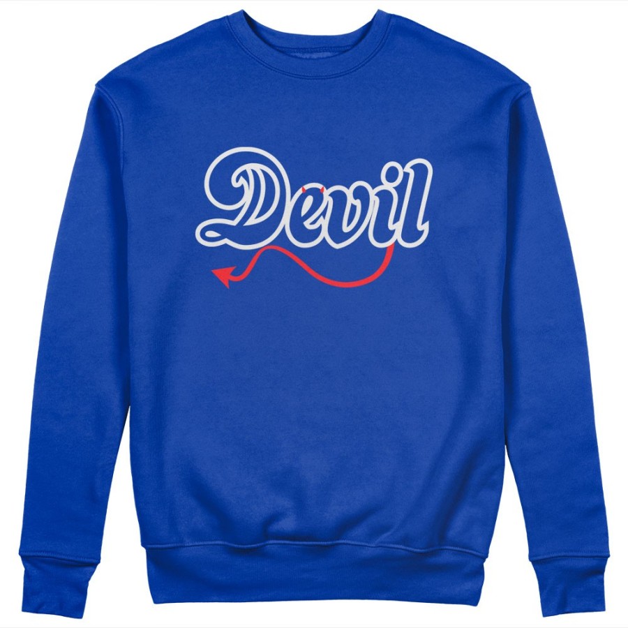Felpa uomo personalizzabile con nome devil Love