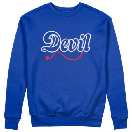 Felpa uomo personalizzabile con nome devil Love
