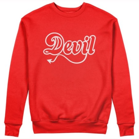 Felpa uomo personalizzabile con nome devil Love