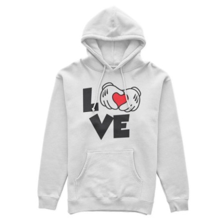Felpa uomo personalizzabile con nome love