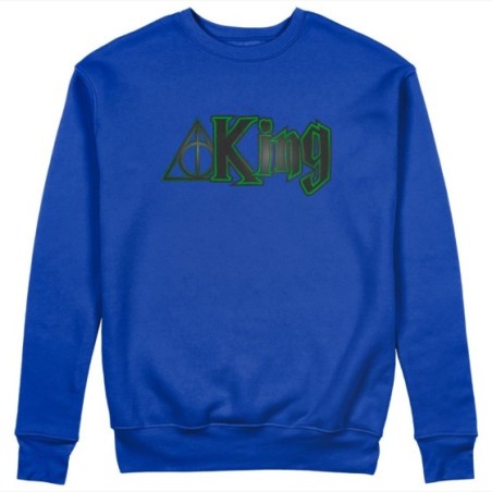 Felpa uomo personalizzabile con nome king doni della morte Love