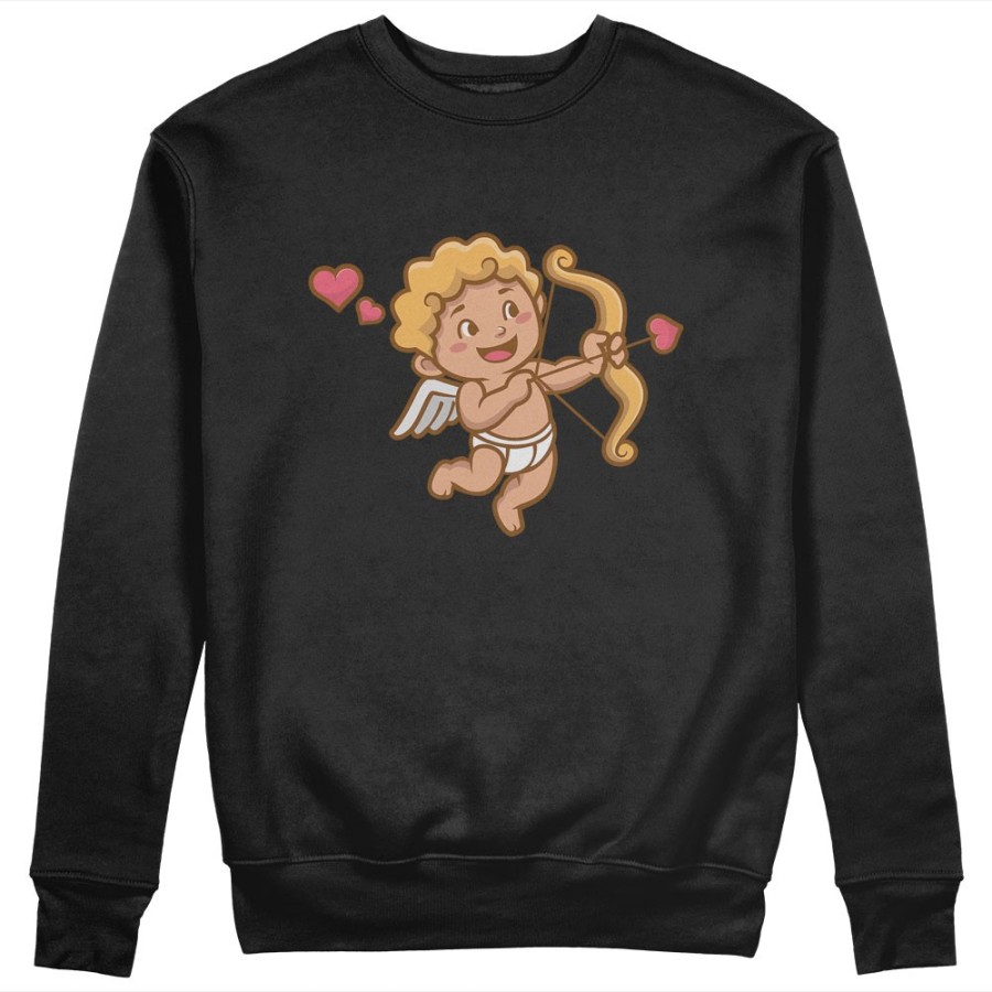 Felpa uomo personalizzabile con nome cupido Love