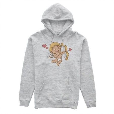 Felpa uomo personalizzabile con nome cupido Love