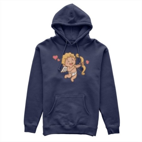 Felpa uomo personalizzabile con nome cupido Love