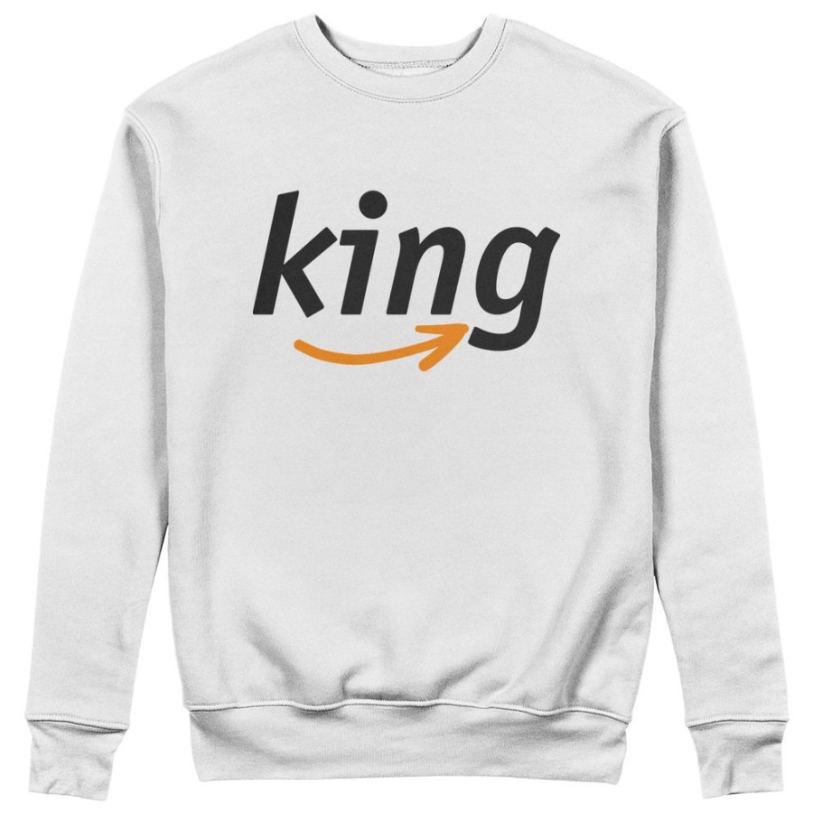 Felpa uomo personalizzabile con nome king delivery Love