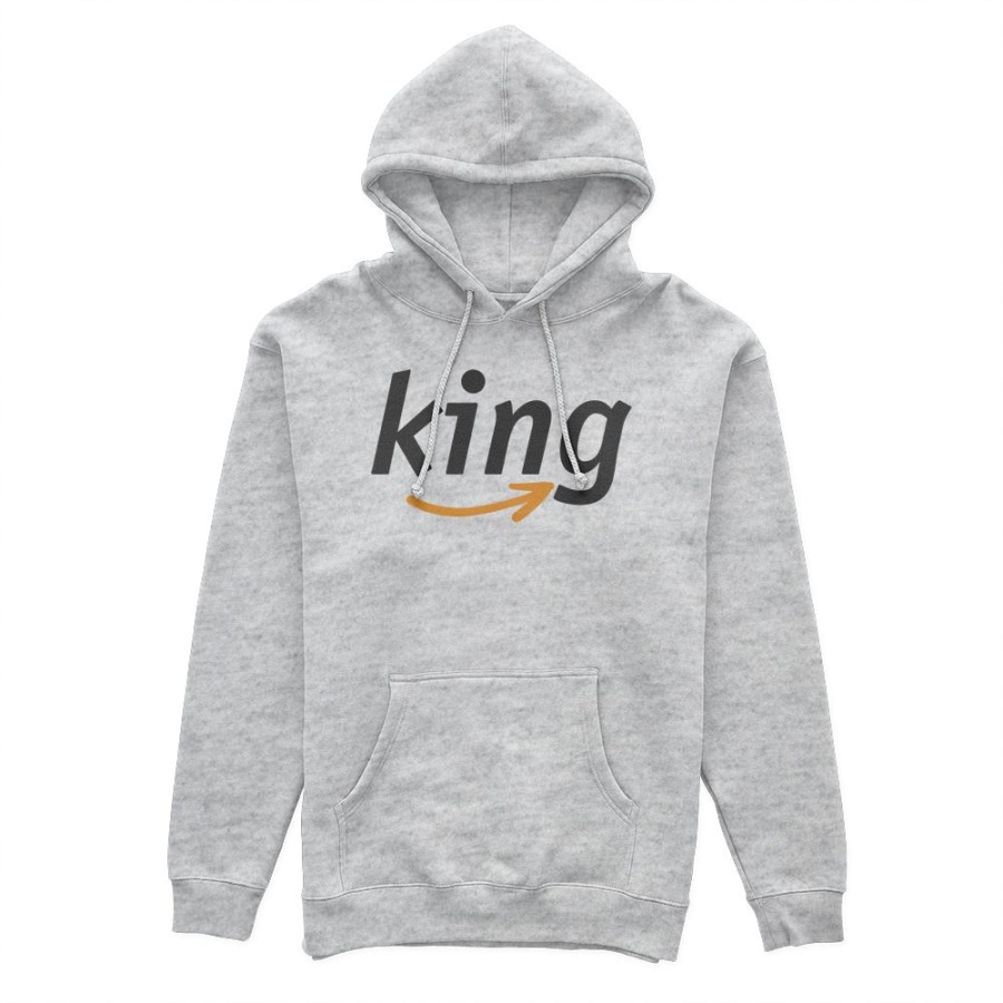 Felpa uomo personalizzabile con nome king delivery Love