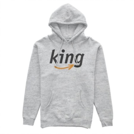 Felpa uomo personalizzabile con nome king delivery Love