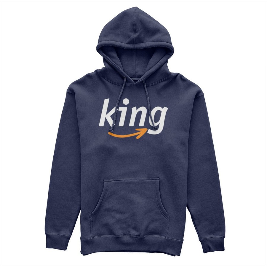 Felpa uomo personalizzabile con nome king delivery Love