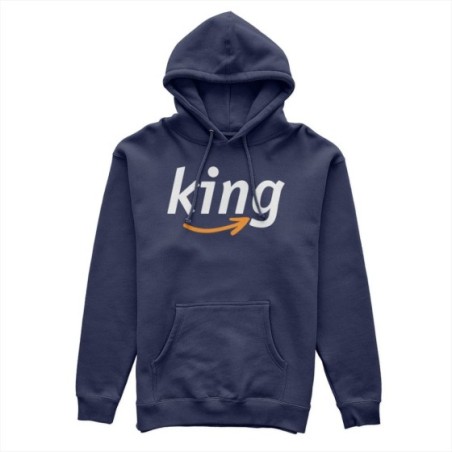 Felpa uomo personalizzabile con nome king delivery Love
