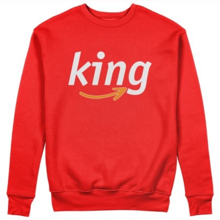 Felpa uomo personalizzabile con nome king delivery Love