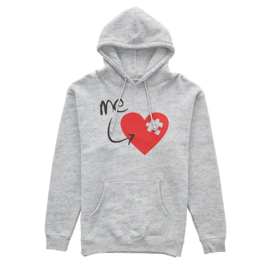Felpa uomo personalizzabile con nome u're my piece Love