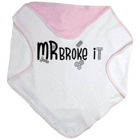 Accappatoio neonato mr mrs broke it Per la famiglia