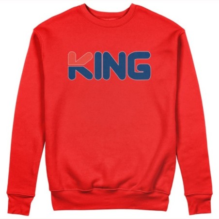 Felpa uomo personalizzabile con nome king fila Love