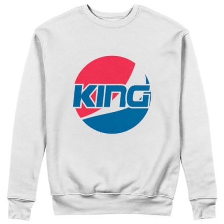 Felpa uomo personalizzabile con nome king pepsi