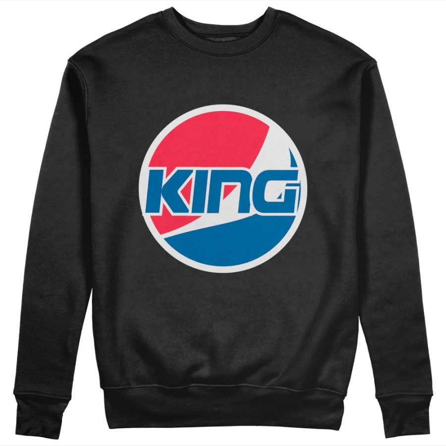 Felpa uomo personalizzabile con nome king pepsi Love