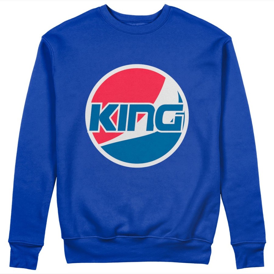 Felpa uomo personalizzabile con nome king pepsi Love