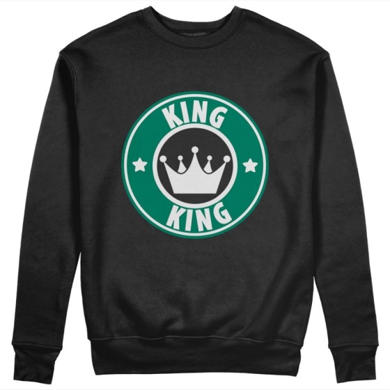 Felpa uomo personalizzabile con nome king starb Love