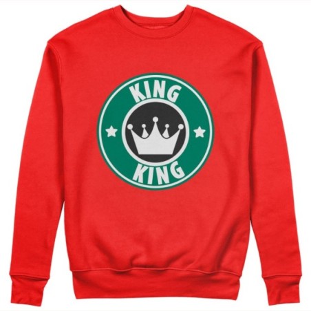 Felpa uomo personalizzabile con nome king starb Love