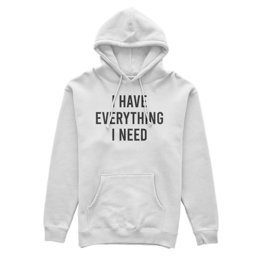 Felpa uomo personalizzabile con nome i have everything i need Love