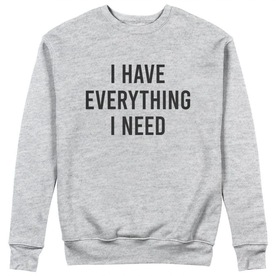 Felpa uomo personalizzabile con nome i have everything i need Love