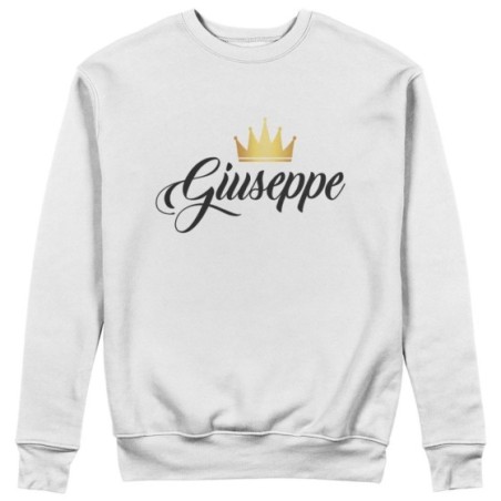 Felpa uomo personalizzata con nome e corona k