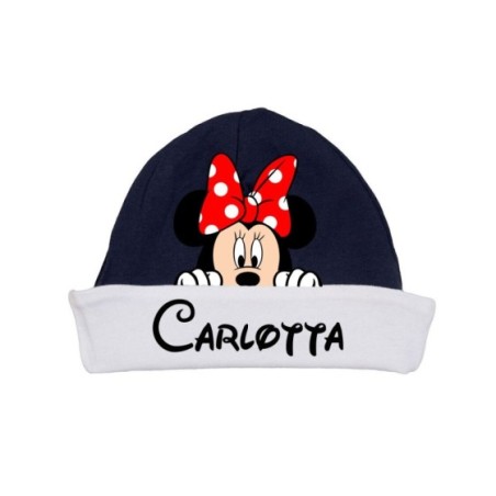 Cappello personalizzato con nome minnie che esce dalla tasca Cartoon
