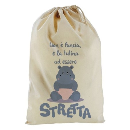 Sacchetto nascita bimbo non è pancia è la tutina ad...