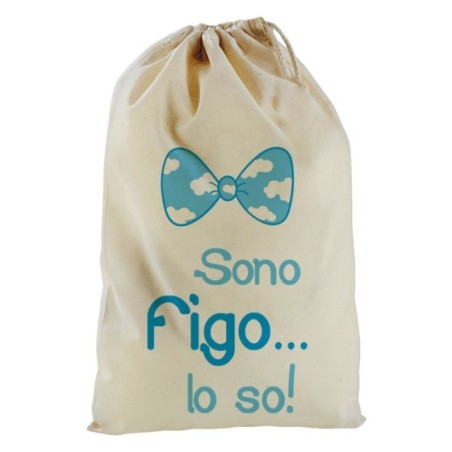 Sacchetto nascita bimbo sono figo lo so