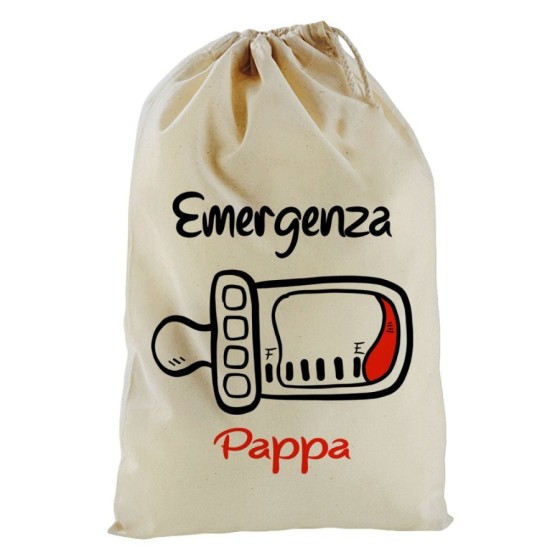 Sacchetto nascita bimbo emergenza pappa Divertenti