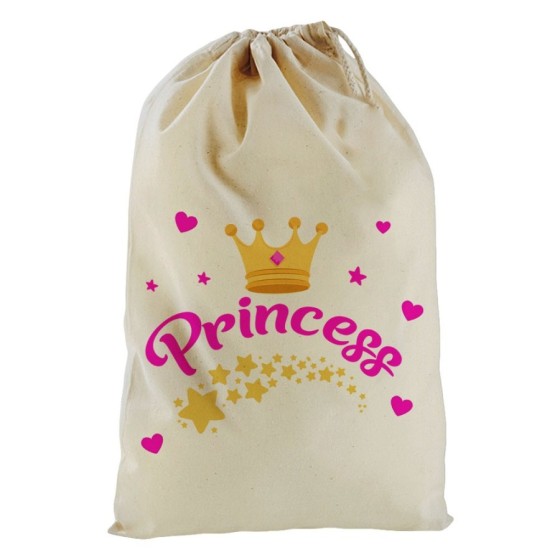 Sacchetto nascita bimbo prince princess con corona e stelle Divertenti