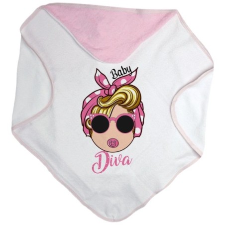Accappatoio neonata baby diva marilyn