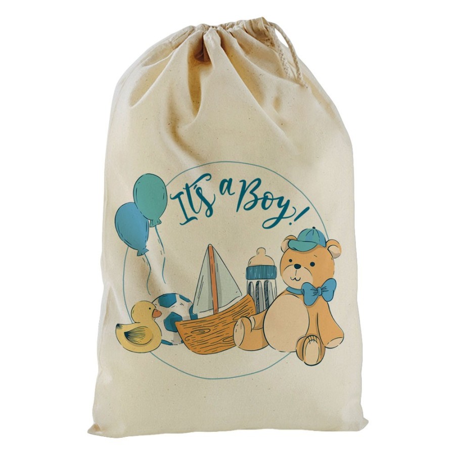 Sacchetto nascita bimbo it's a boy Divertenti