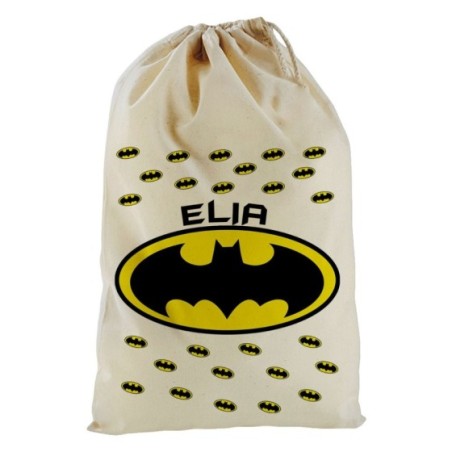 Sacchetto nascita bimbo personalizzato con nome batman Divertenti