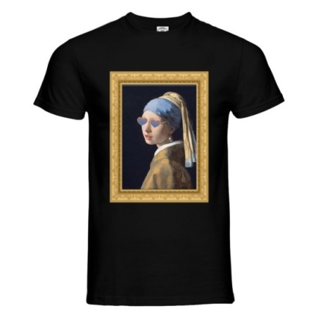 Maglia uomo la ragazza col turbante Arte