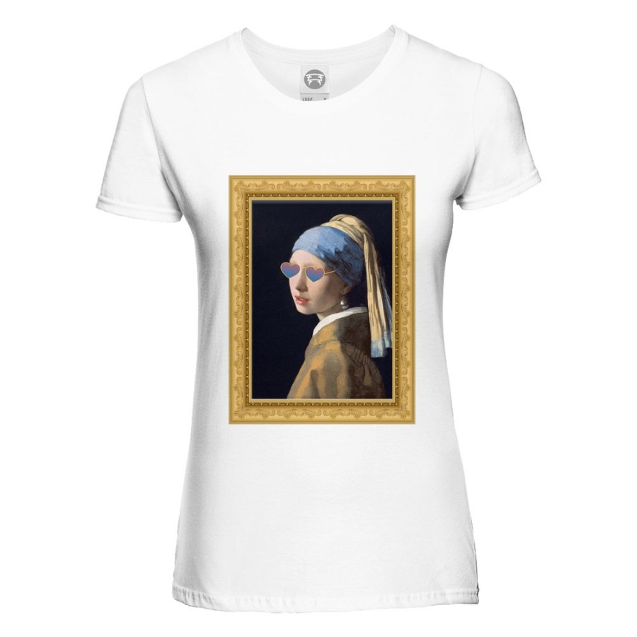 Maglia donna la ragazza col turbante Arte